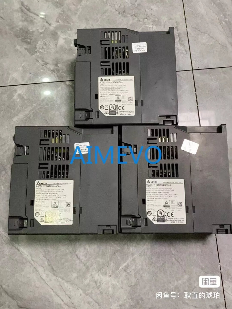 1PC USED VFD4A2MS43ANSAA frequency converter