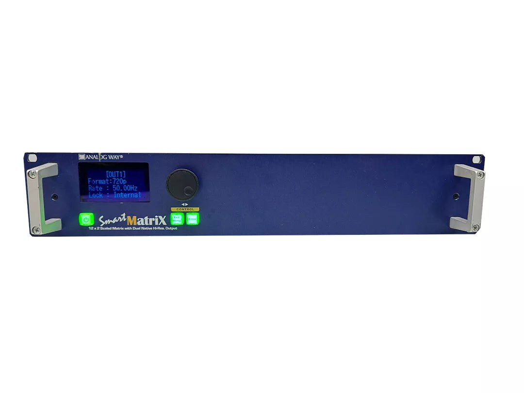Analog Way SMX200 12x2 HighEnd Scaled Matrix with Native Hi-Res. Output