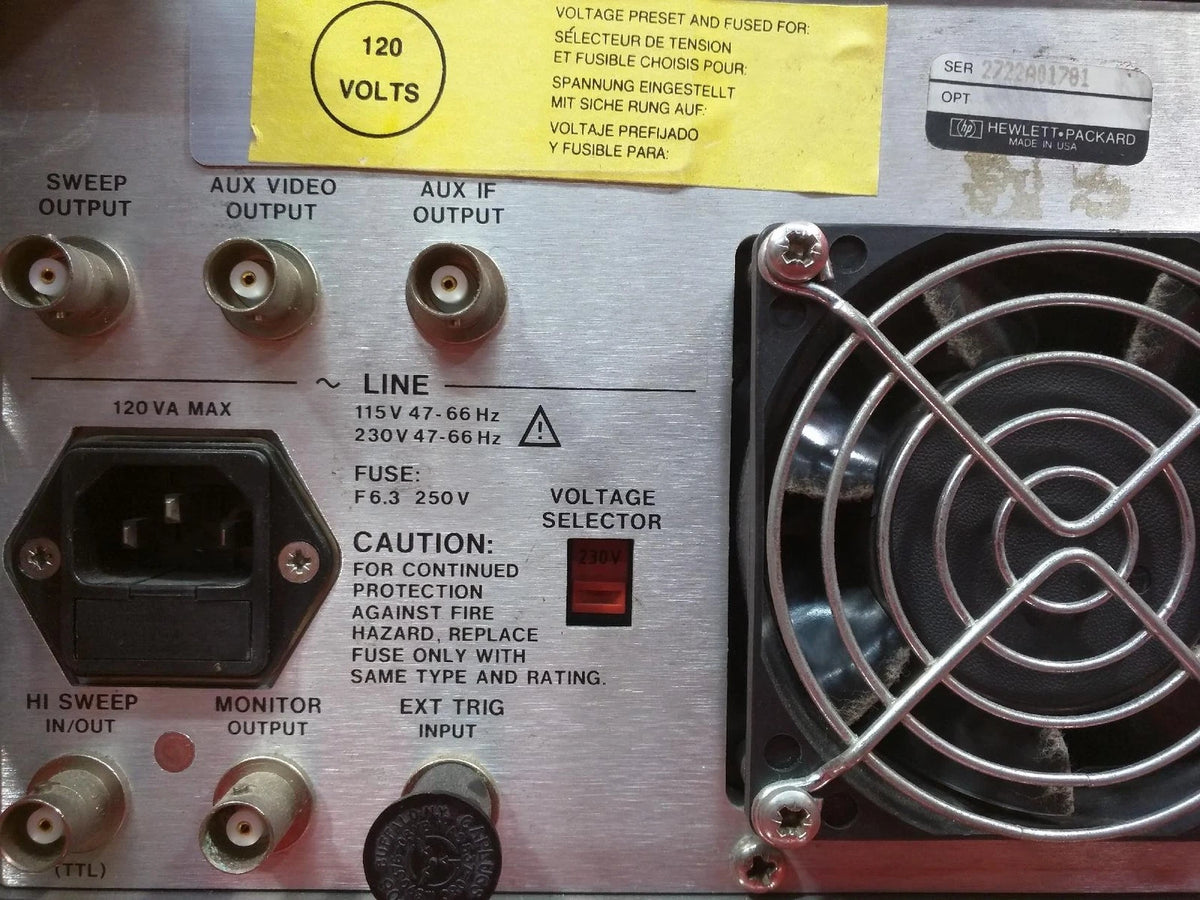 HP 8590A Spectrum Analyzer 10kHz-1.5GHz