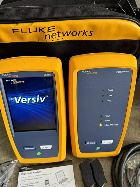 Fluke Networks DSX-5000 Versiv Cat6 LAN Cable Certifier Tester (CAL 2023-2024)