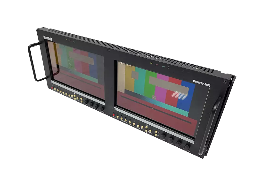 MARSHALL V-R902DP-AFHD Dual Screen 9 HD/SD Monitor Set