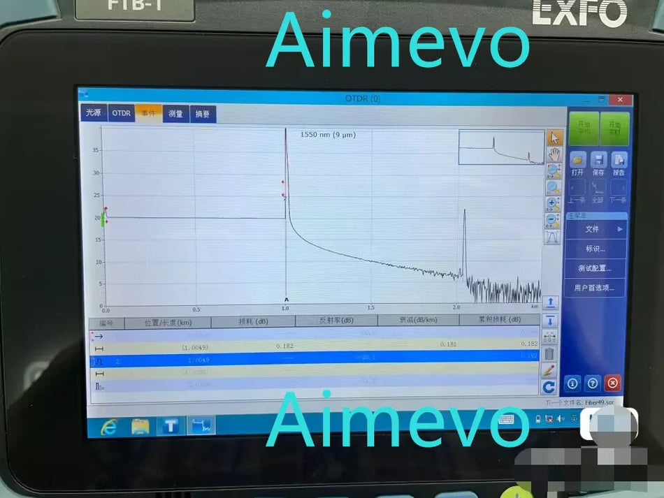 Exfo FTB-1 FTB-720C-SM1-EA Fiber Module 1310/1550 (SM) OTDR with IOLM Link Analy
