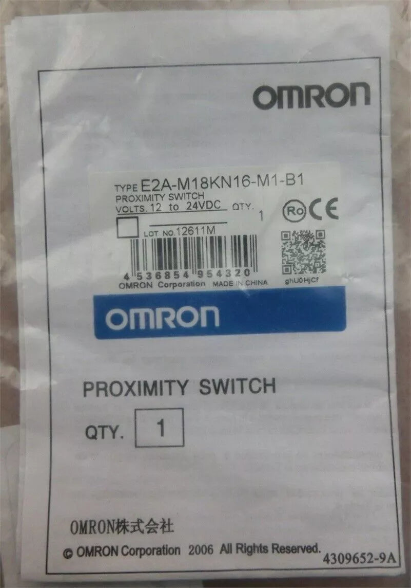 Omron E2A-M18KN16-M1-B1 Proximity Switch
