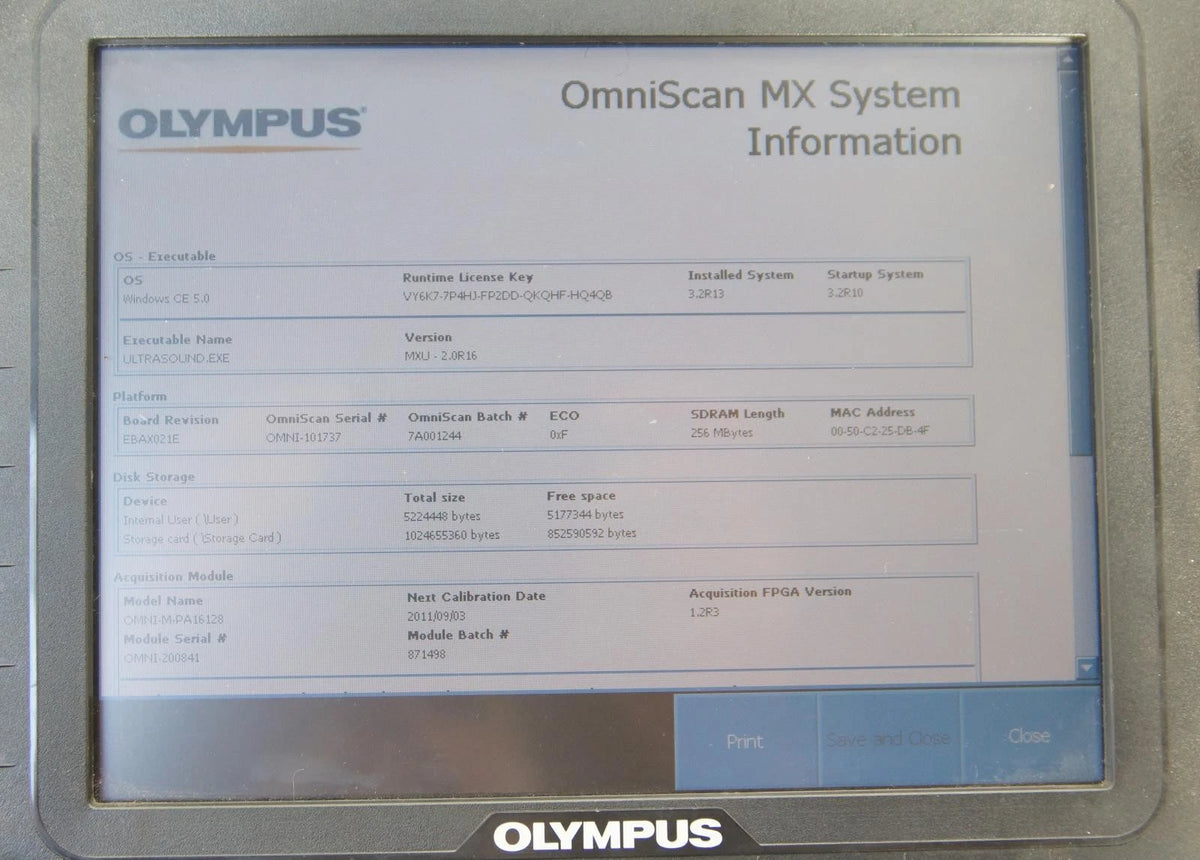 Olympus Omniscan MX Phased Array Ultrasonic Flaw Detector NDT w OMNI-M-PA16128