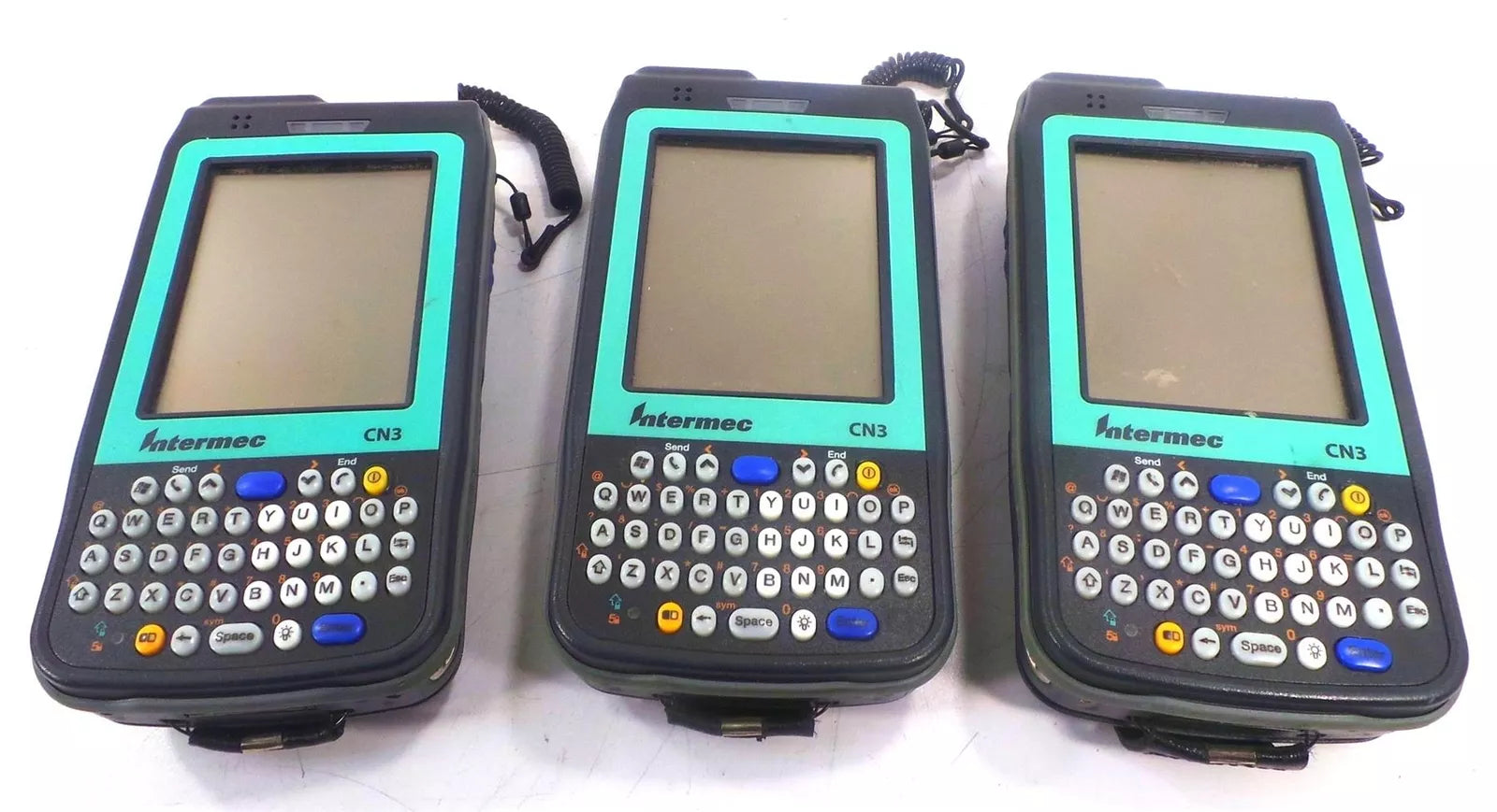 Lot of 3 Intermec CN3NI Barcode Scanner Set