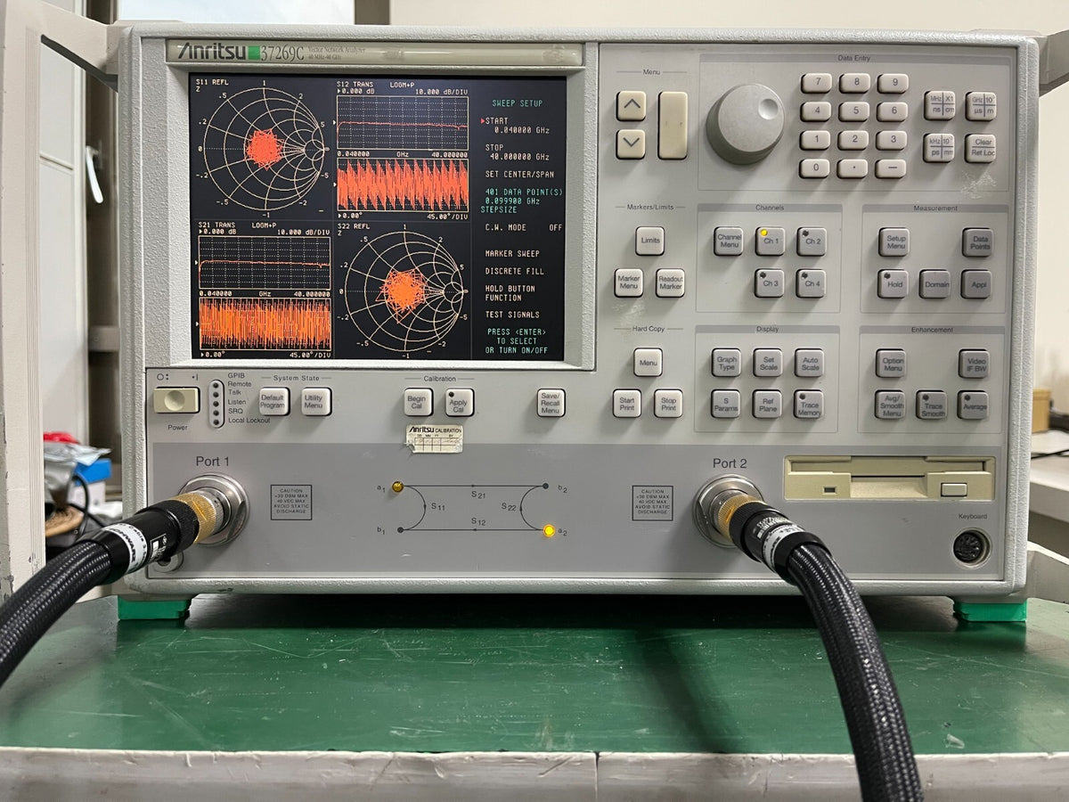 Anritsu 37269C 40MHz to 40GHz Vector Network Analyzer w/ Opt.2A - XG eqpt