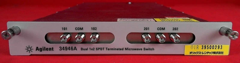 HP Agilent Keysight 34946A Terminated Microwave Switch Module for 34980A