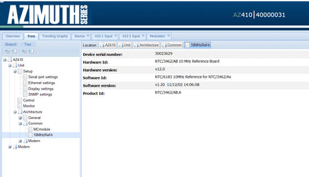 Newtec AZ410 DVB-S2 Satellite Modem NTC/2215.NU.CBBBAA.M056 NTC/2215.XT