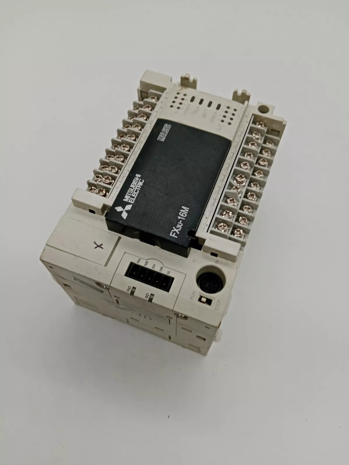 Mitsubishi Electric FX3U-16MT/ES-A PLC, FX3U Base Unit AC 100-240