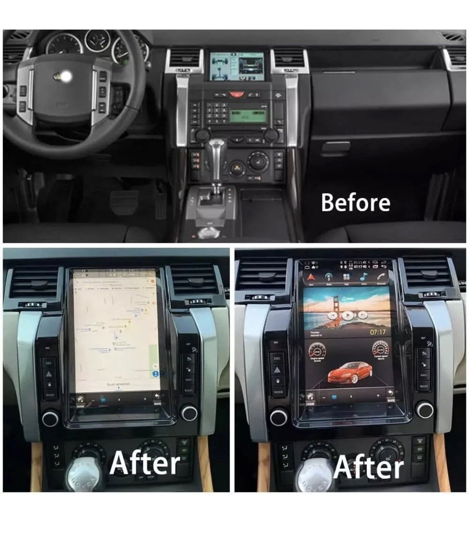 12.1" Android Car Radio with GPS Navigation for Land Rover Range Rover Sport L320 (2005-2009)