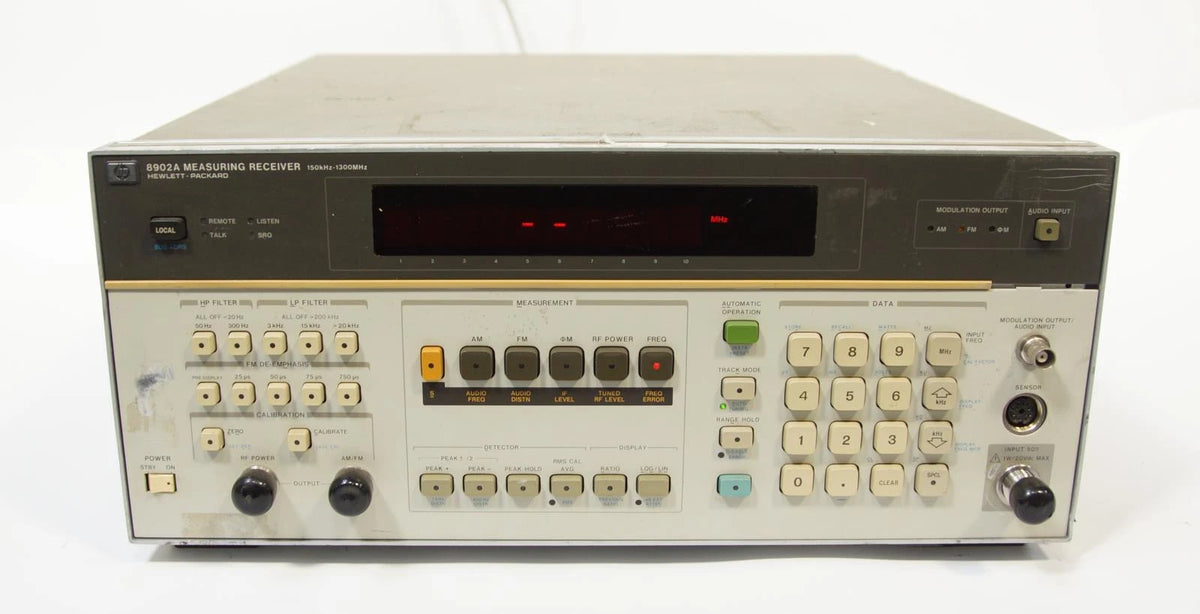 HP / Agilent 8902A 150 kHz to 1.3 GHz Measuring Receiver