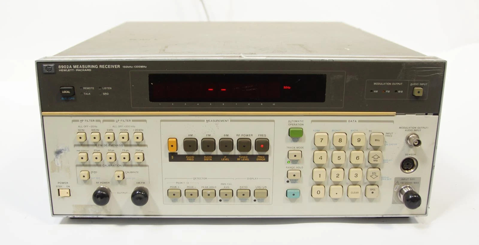HP / Agilent 8902A 150 kHz to 1.3 GHz Measuring Receiver