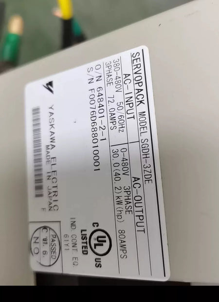 Yaskawa SGDH-3ZDE Servo Drive: High Performance and Precision Control