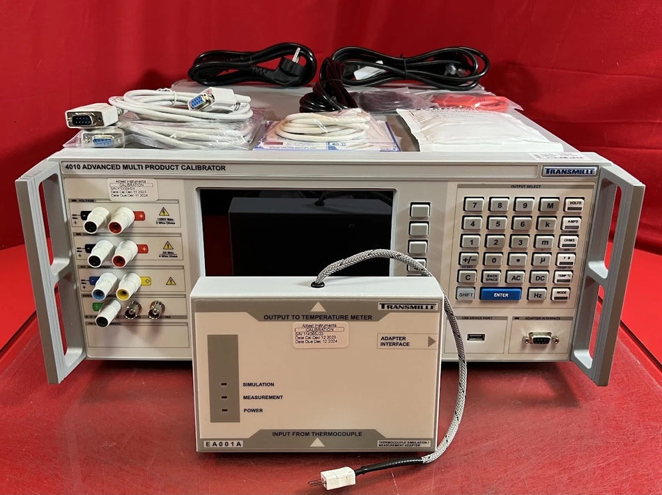 Transmille 4010 Multi Product Calibrator with EA001A Upgrade, GPIB, Accessories