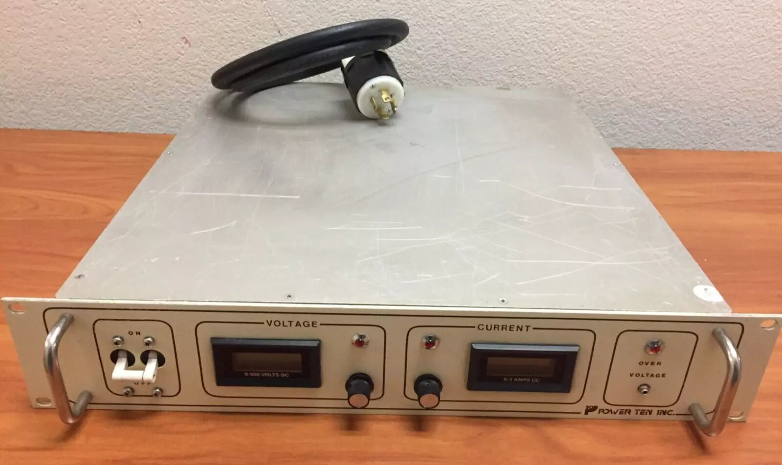 Power Ten Model 3400D-6003M DC Power Supply, 208V, 60Hz