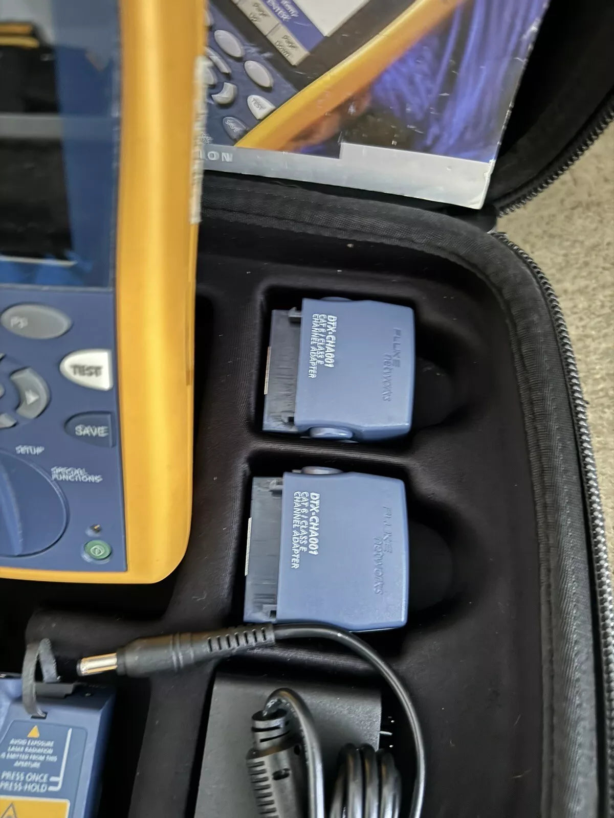 FLUKE NETWORKS DTX-1800 MM MFM2 Cable Analyzer Fiber Copper Certification Tester