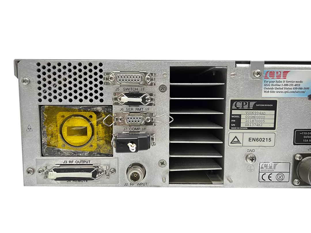 CPI 400W Ku-Band Travelling Wave Tube Amplifier TWTA 13.75 to 14.50 GHz VZU-6994AD