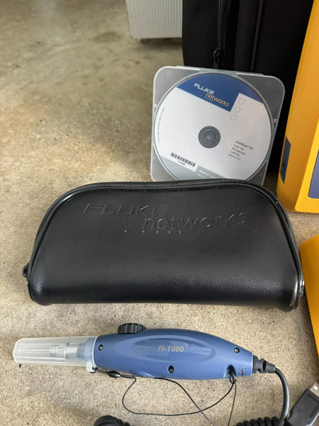 Fluke Networks DSX-5000 Versiv Cat6 Cable Certifier Tester Kit & FI-1000-Kit