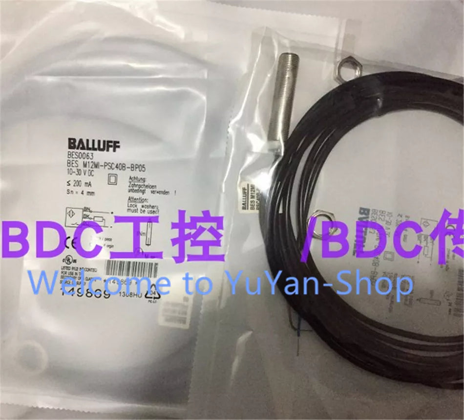 1PC New For BALLUFF BES0063 BES M12MI-PSC40B-BP05 PROXIMITY SENSOR