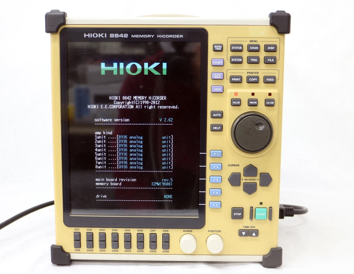 HIOKI 8842 16ch 32MW MEMORY HiCORDER 8936*8