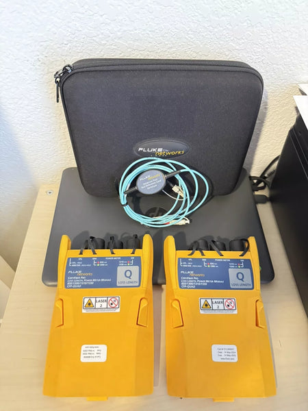 Fluke Networks CFP-Q CFP-QUAD CertiFiber Pro SM MM Fiber OLTS