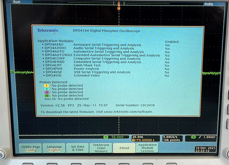 Tektronix DPO4104 4Ch 1GHz Digital Phosphor Oscilloscope