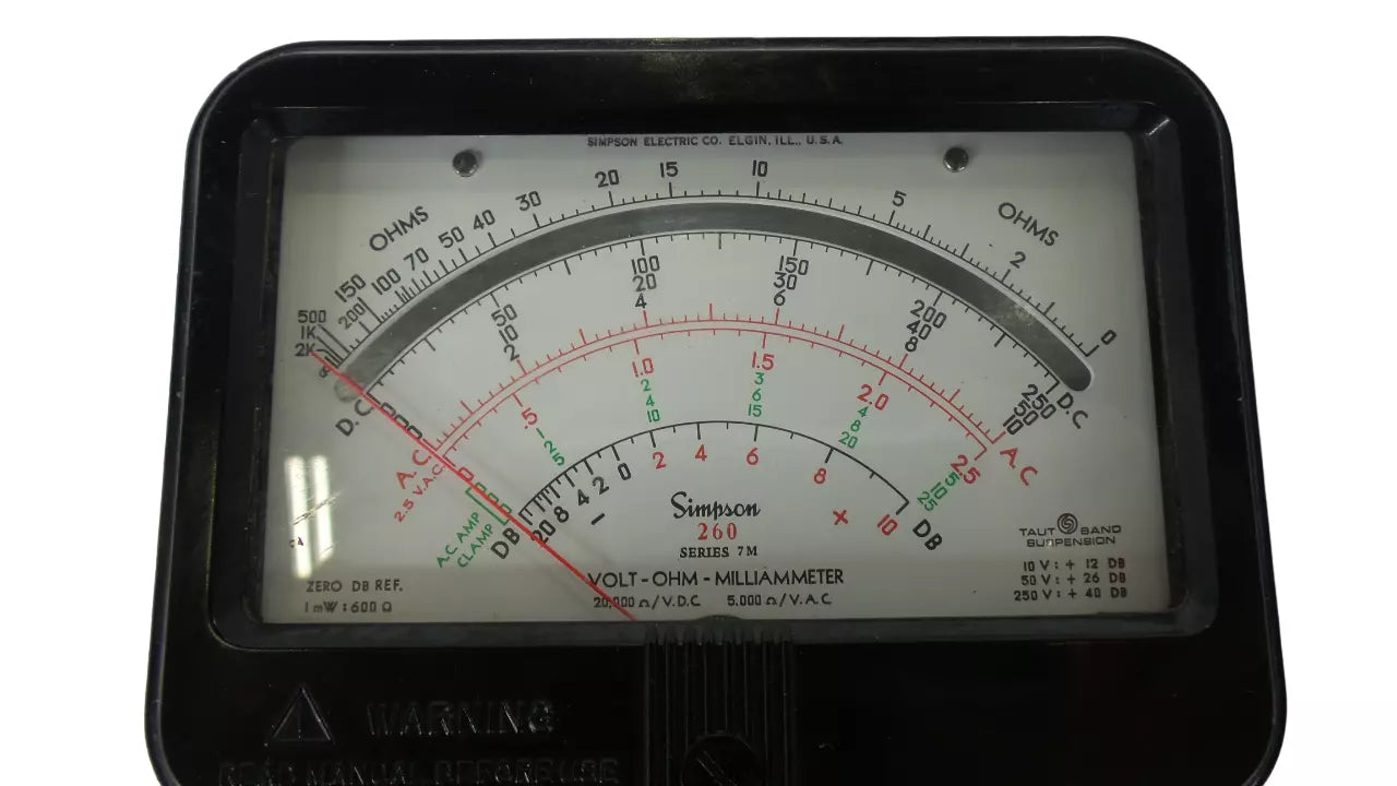 Simpson 260 Series 7M Multimeter - Professional Testing Tool