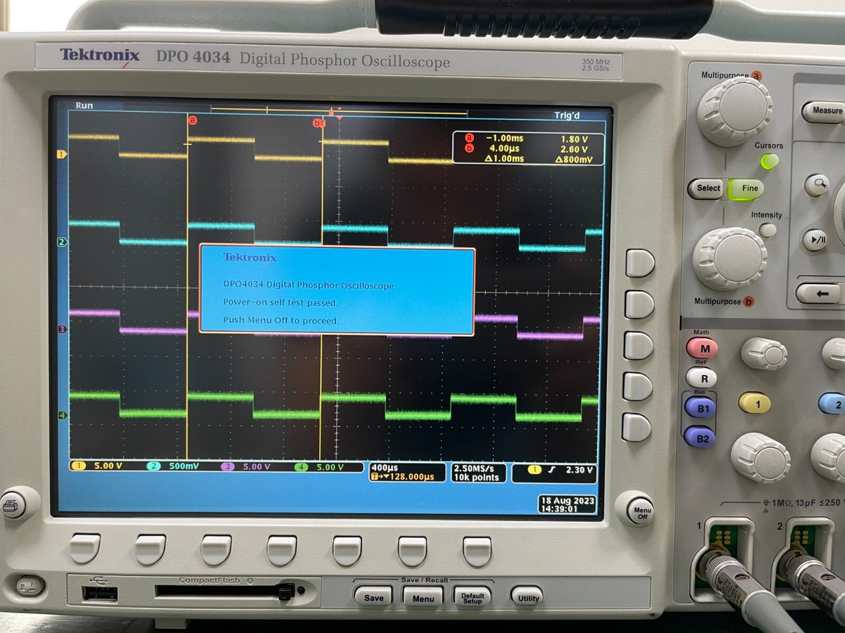 Tektronix DPO4034 Digital Phosphor Oscilloscope 350MHz 4 Channel , 2.5GS/s _2594