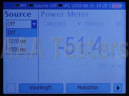 EXFO Lot of 2 MaxTester II FOT-932X SM 1310/1550 Fiber Loss Testers FOT-930 - XG eqpt