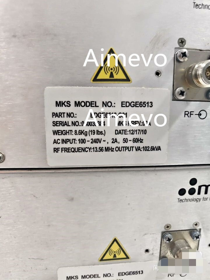 MKS EDGE6513 Radio Frequency Power Supply