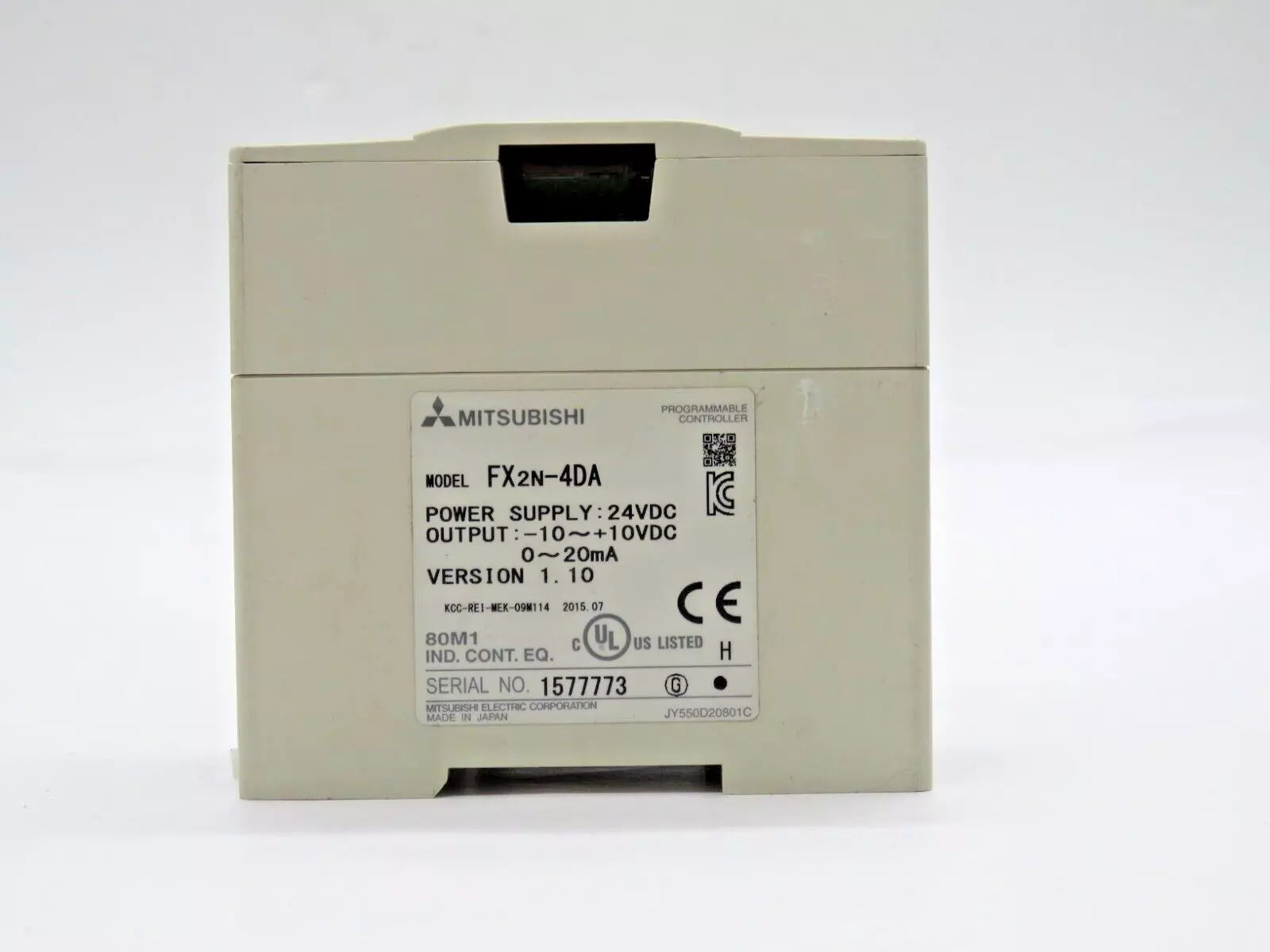 Used Mitsubishi FX2N-4DA Analog Output Module 24VDC