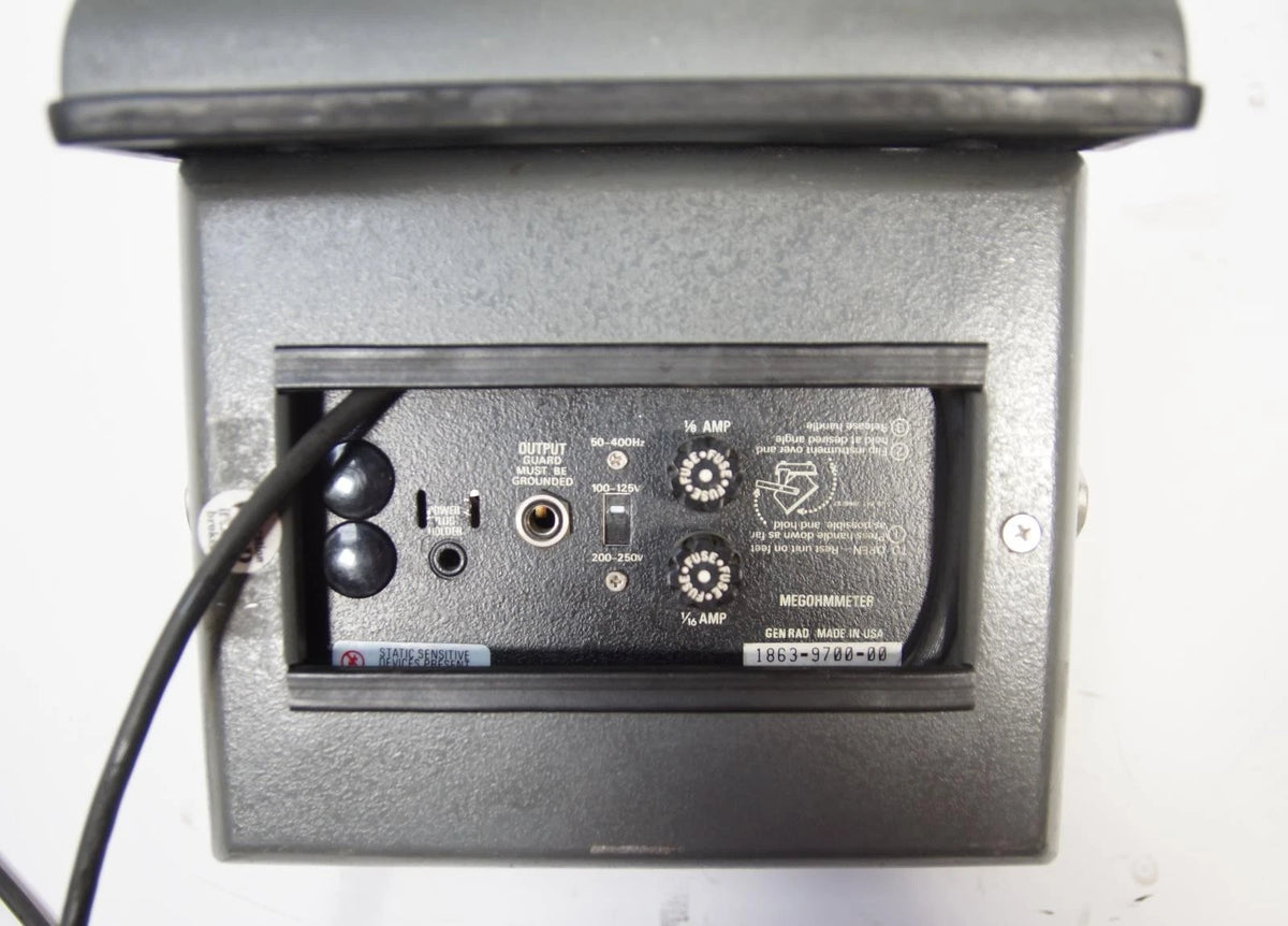 General Radio / GENRAD 1863 Megohmmeter, 50 kΩ to 20 TΩ