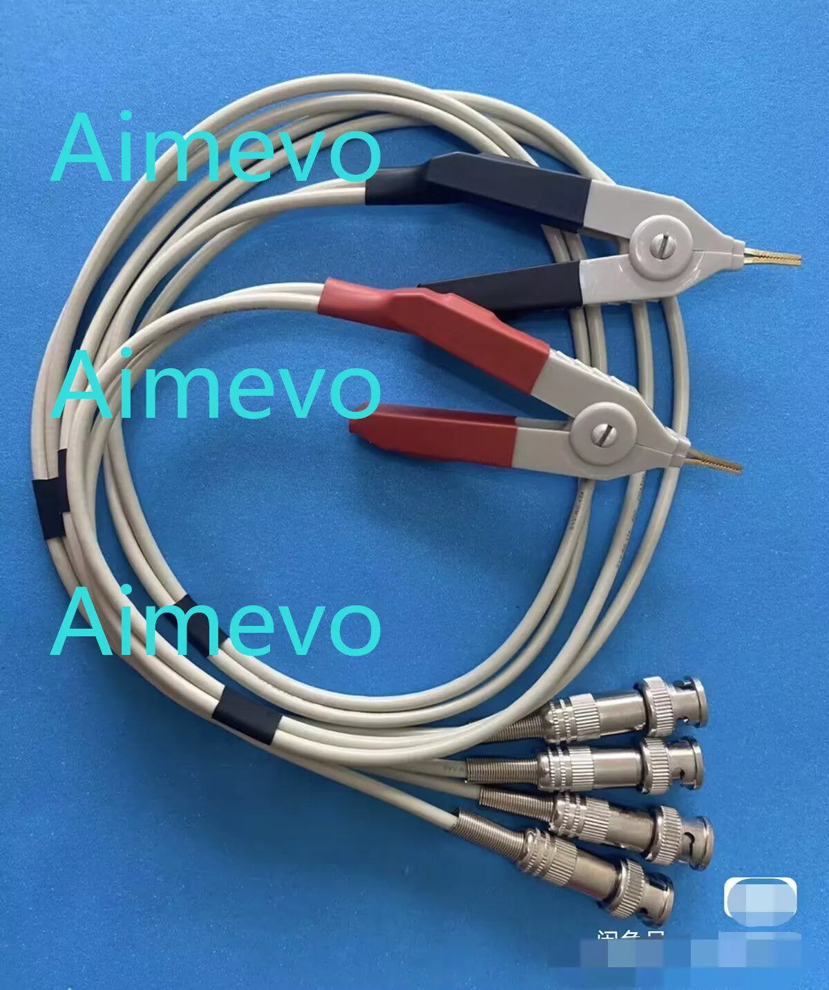 Four Wire Kelvin Test Clips with BNC for LCR Meters (2x Tweezers)