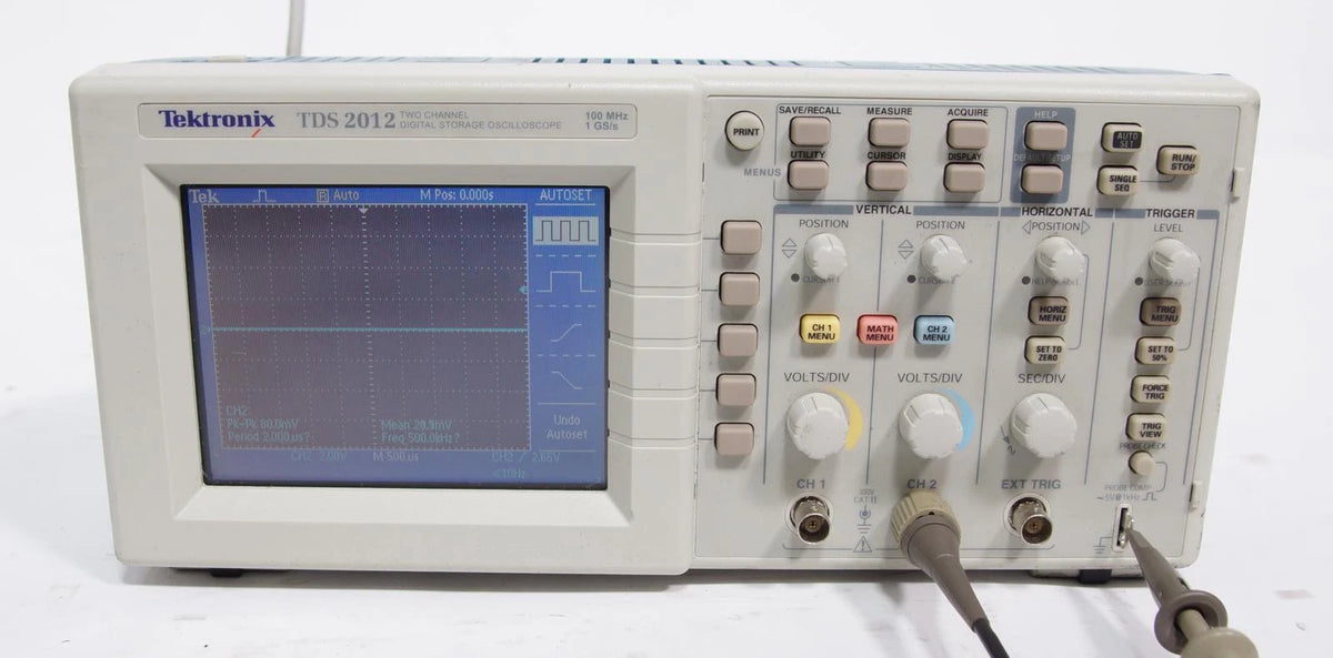 Tektronix TDS2012 2Channel 100 MHz 1 GS/s Digital Storage Oscilloscope