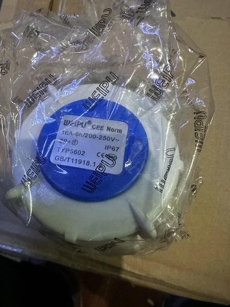 WEIPU TYP5602 16A-6h/200-250V IP67 Connector