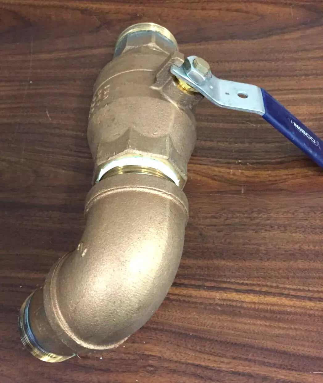 NIBCO 2 Female NPT Threaded Bronze Ball Valve, 600 CWP, 150 SWP with Fittings
