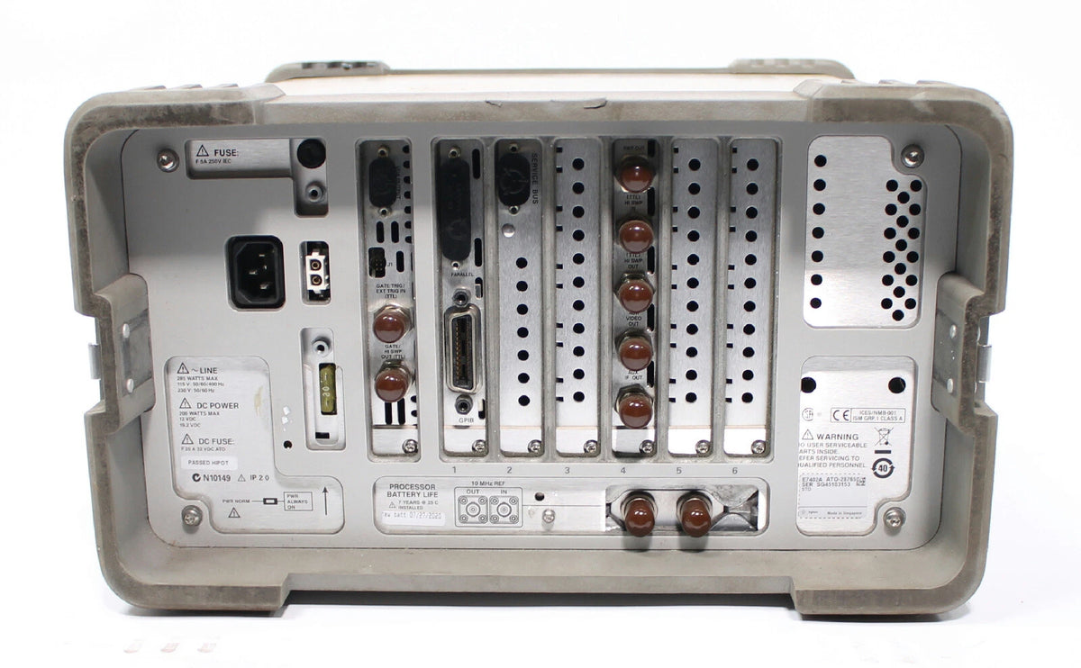HP Agilent E7402A EMC Spectrum Analyzer 100Hz - 3GHz OPT UKB 1DR 1D5 AYQ AYX