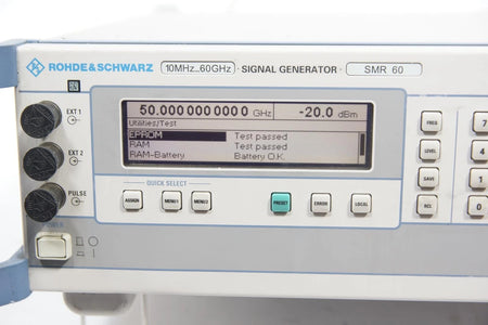 Rohde & Schwarz SMR60 10 MHz - 60 GHz Signal Generator 1134.9008.60 READ