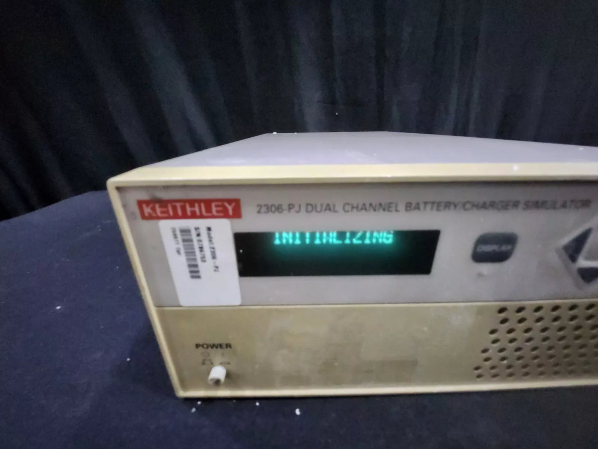 Keithley 2306-PJ: Dual Channel Battery/Charger Simulator, As-Is (6753)