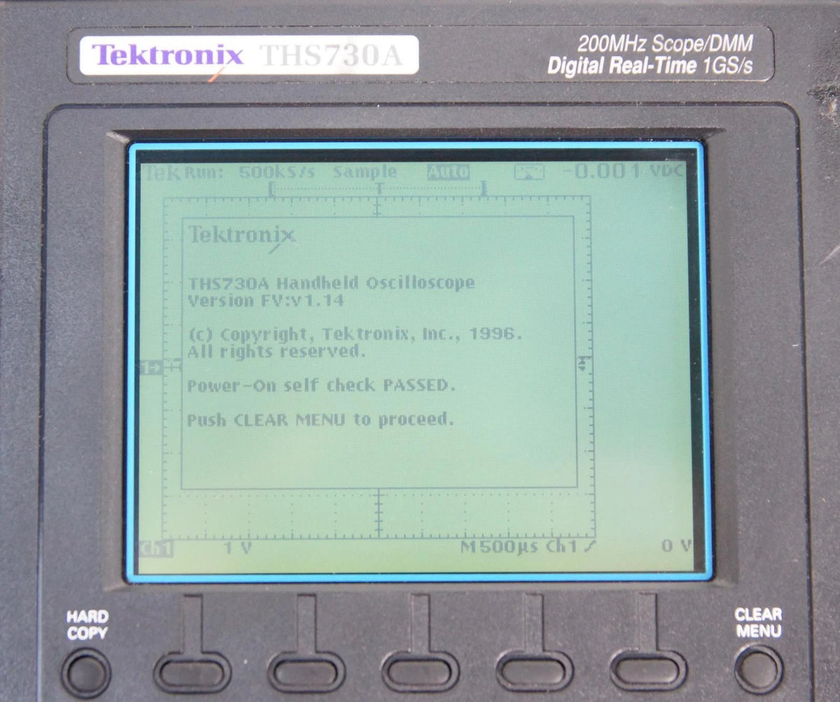Tektronix THS730A Digital Real Time 200MHz 1GS/s Oscilloscope
