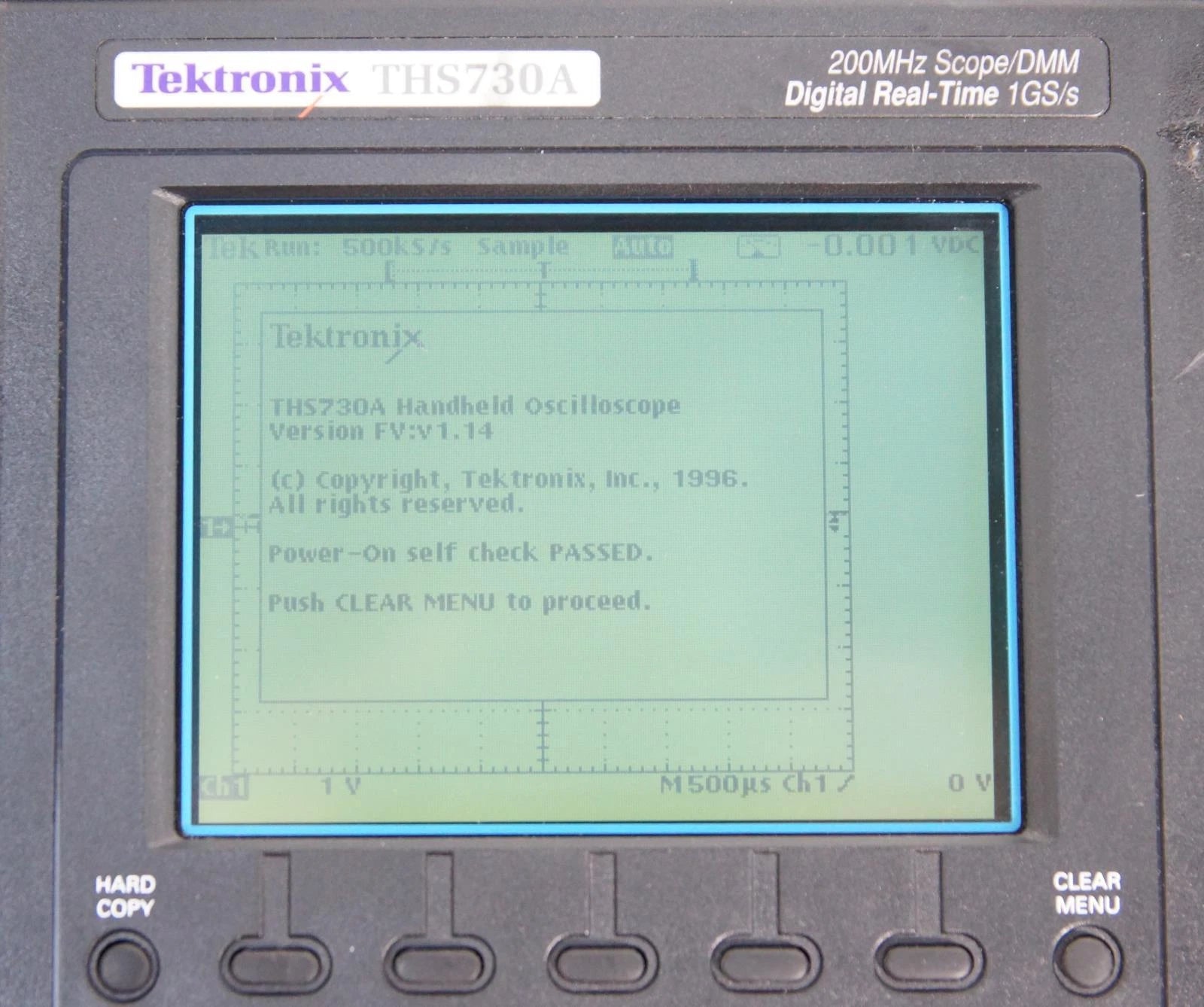 Tektronix THS730A Digital Real Time 200MHz 1GS/s Oscilloscope