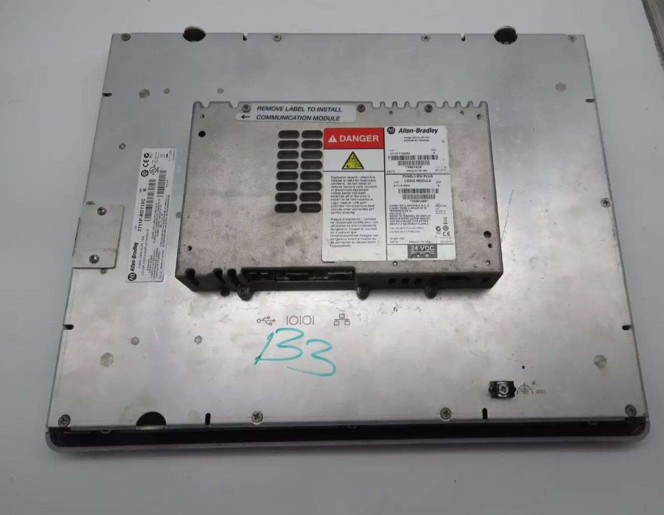 Allen Bradley 2711P-RDT15C PanelView Plus 1500 Color Display