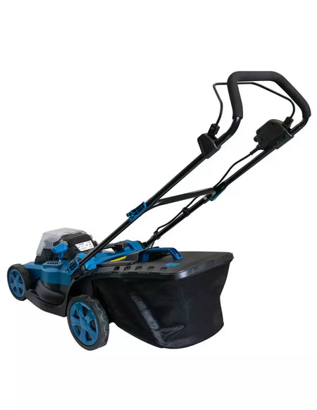 Electric Cordless Hand Push Lawn Mower Grass Box for Home Use