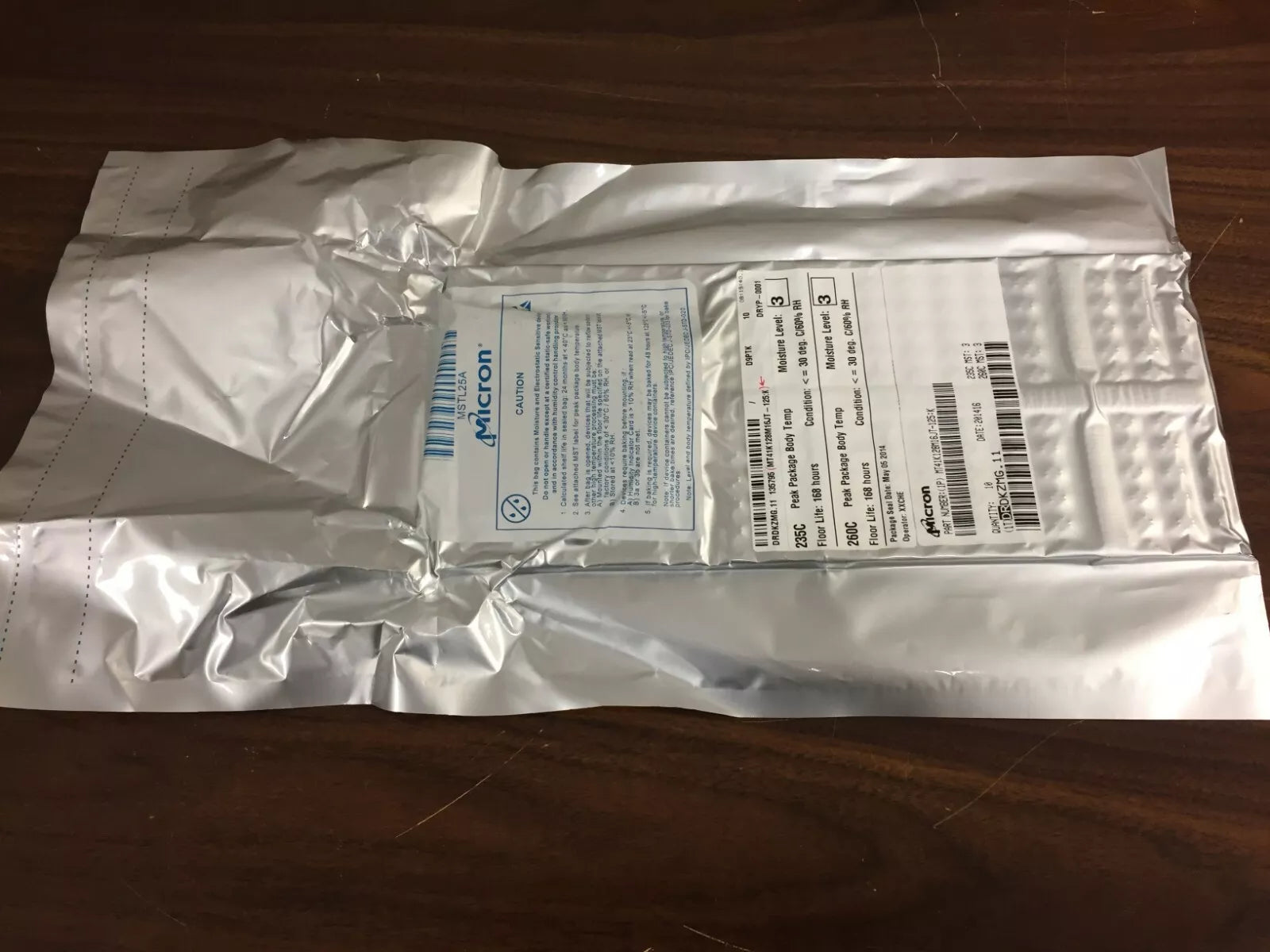 Micron MT41K128M16JT-125 XIT:K IC Dram 2G Parallel 96FBGA Pack of 10 pc