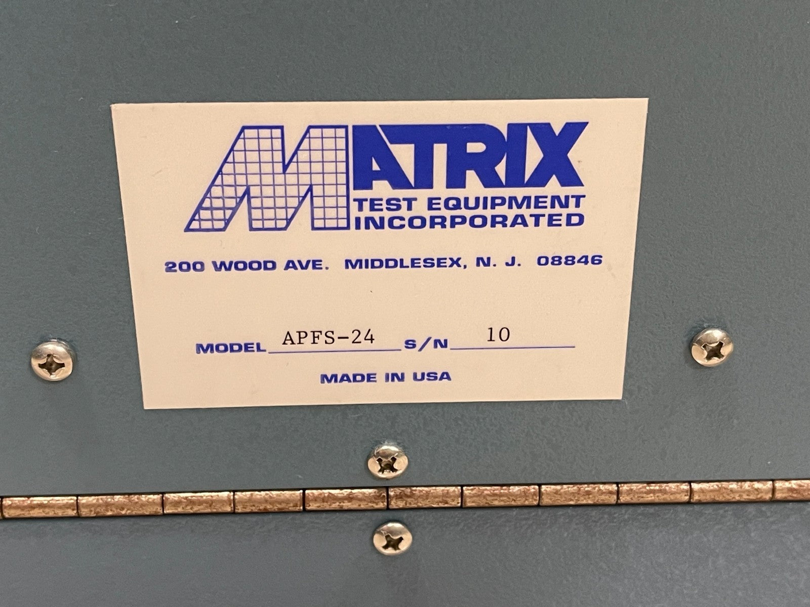 Matrix Test Equipment APFS-24 (APFS-12) Filter Selector _10