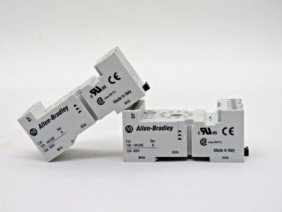 2PCS Allen-Bradley 700-HN205 Relay Socket SER A - NEW OPENBOX