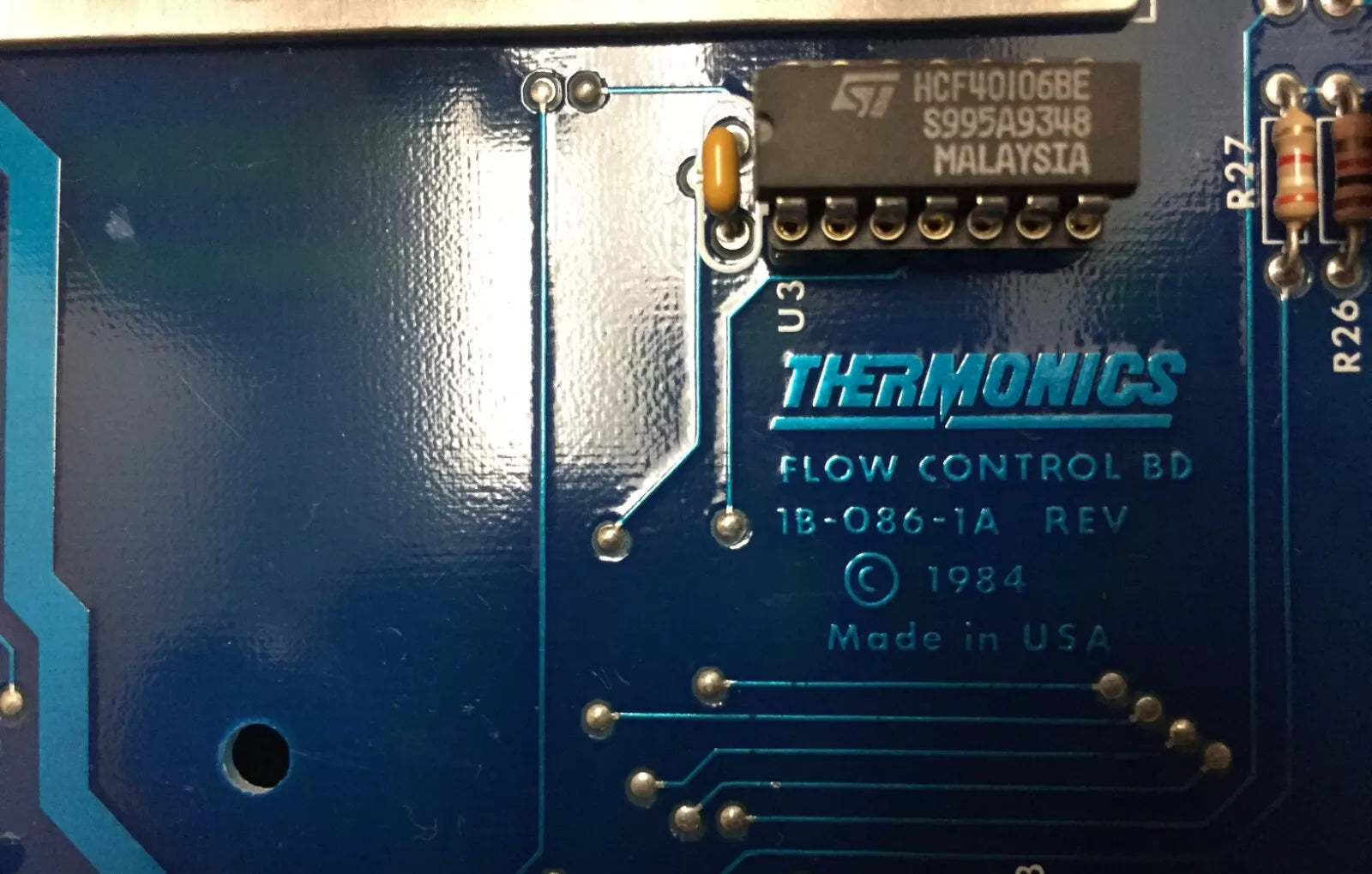 Thermonics 1B-086-1A Flow Control Board