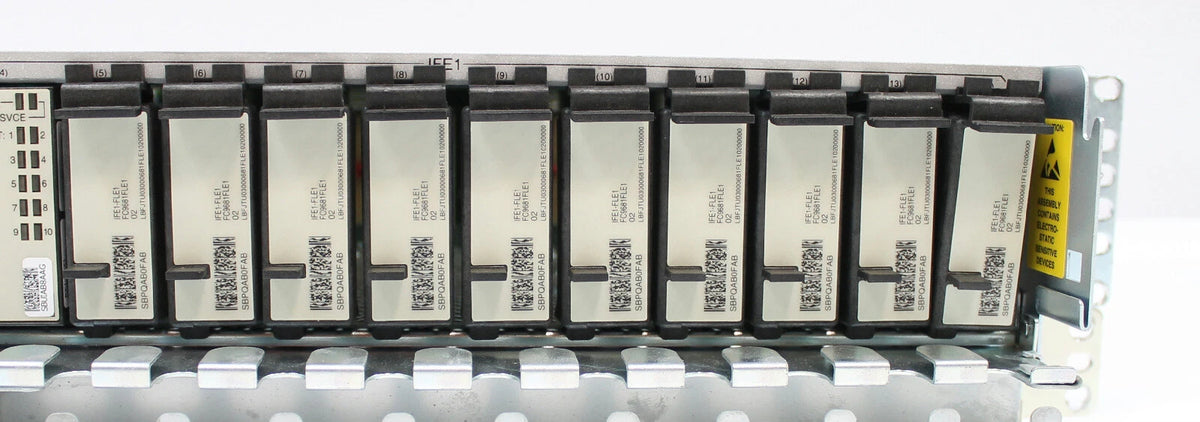FUJITSU FC9681SFE1-I05 FW4100 DS1 Flashwave Shelf w 10x IFE1-FLE1 Modules & Fan