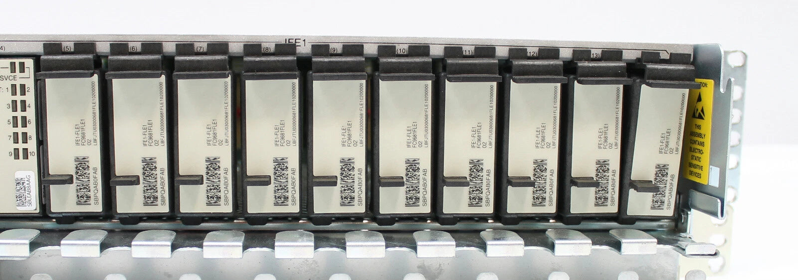 FUJITSU FC9681SFE1-I05 FW4100 DS1 Flashwave Shelf w 10x IFE1-FLE1 Modules & Fan