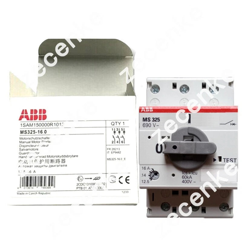ABB MS325-16 Motor Circuit Breaker 12.5-16A - New In Box